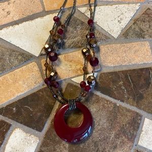 Lia Sophia Cinnabar Necklace
